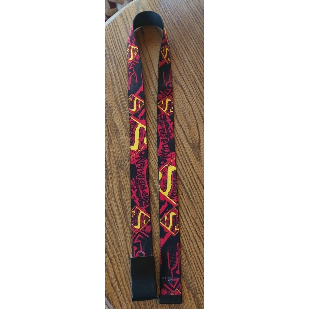 Superman Adjustable Belt Adjustable‎ Strapone Size Fits Most Buckle-Down Mens